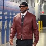 New-Malik-Nabers-Burgundy-Jacket