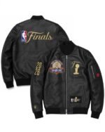 New-York-Knicks-FISLL-2026-NBA-Finals-Champions-Team-Black-White-Leather-Jacket-4