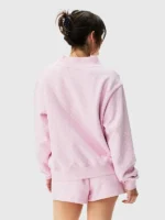 Parke-Pink-Polka-Dot-Varsity-Mockneck-Sweatshirt