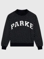 Parke-Polka-Dot-2026-Black-Varsity-Mockneck-Fleece-Sweatshirt