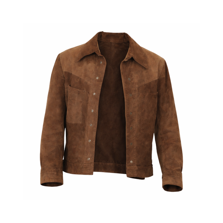 Pitt-Brown-Suede-Leather-Jacket