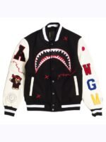 Robert Phillipe We Killed Ape Varsity Jacket - Image 6