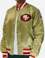 San-Francisco-49ers-Gold-Varsity-Jacket