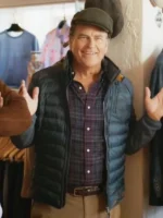 Shrinking-S03-Ted-McGinley-Green-and-Grey-Puffer-Jacket