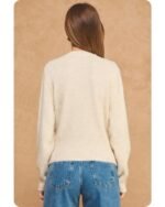 TV-Series-Hudson-And-Rex-S09-Multi-Color-Button-Knitted-Cardigan-1