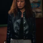 Taissa-Yellowjackets-S03-Black-Bomber-Jacket