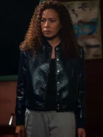 Taissa-Yellowjackets-S03-Black-Bomber-Jacket