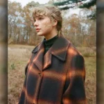 Taylor-Swift-Evermore-Album-Long-Checkered-Trench-Coat
