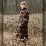 Taylor-Swift-Long-Checkered-Coat