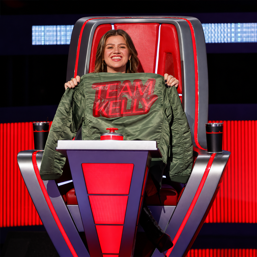 The-Voice-Kelly-Bomber-Jacket The-Voice-Kelly-Bomber-Jacket