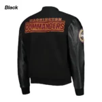 Washington-Commanders-Black-Varsity-Jacket