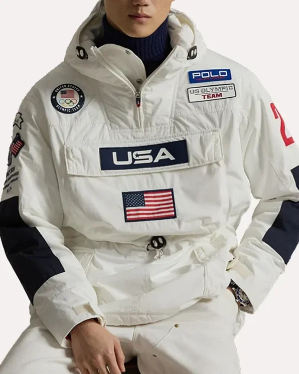 Winter-Olympics-2026-Team-USA-Anorak-White-Hooded-Jacket-1