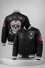 Las Vegas Raiders Viva Los Raiders Bomber Jacket - Image 2