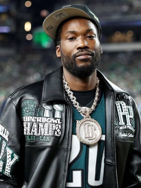 Cowboys-vs-Eagles-Game-Meek-Mill-Leather-Jacket Cowboys-vs-Eagles-Game-Meek-Mill-Black-Leather-Jacket