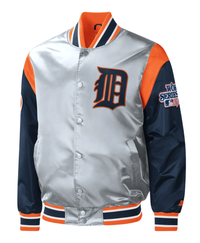 Buy-Starter-Gray-Detroit-Tigers-Satin-Varsity-Jacket Buy-Starter-Gray-Detroit-Tigers-Satin-Varsity-Jacket